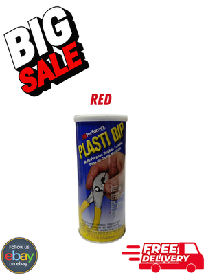 #ad Performix Plasti Dip Red 14.5 oz Multi Purpose Rubber Coating Flexible Peelable $16.99