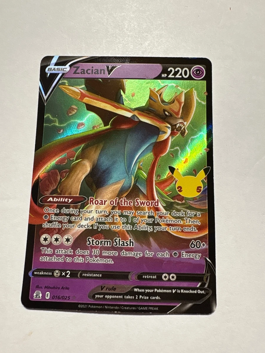 Zacian V 016/025 Celebrations for sale | eBay