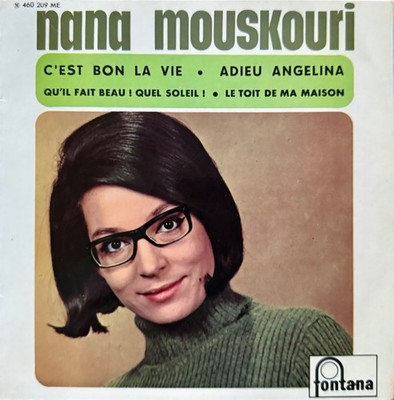 NANA MOUSKOURI - Feelin' Groovy - C'EST BON LA VIE - Vinyl EP / Single FRANCE 67