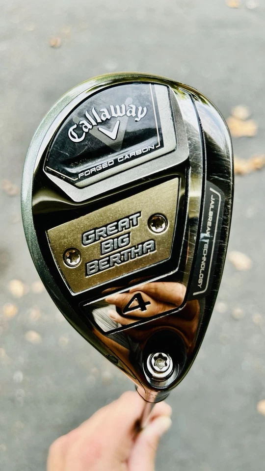 EXCELLENT Callaway Great Big Bertha 23 20* 4H Hybrid HEAD ONLY GBB 23 TITANIUM - Image 3 of 4