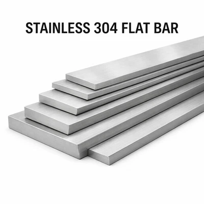 Stainless Steel Flat Bar Plate – 3–8mm Thickness, 20–100mm Width | 304 grade - Image 1 of 4