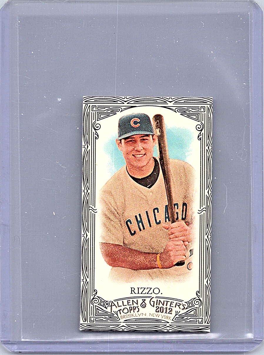2012 Topps Allen & Ginter #270 Anthony Rizzo Mini Black Border