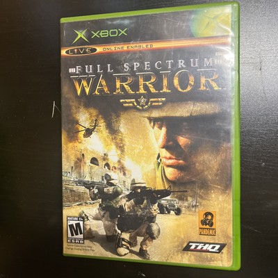 Full Spectrum Warrior (Microsoft Xbox, 2004) Clean Tested Working - Free Ship