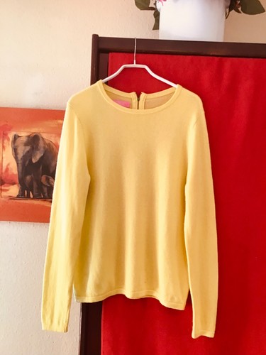 PULLOVER GR M 90 % EXTRA FEINE MERINO WOLLE 10 % KASCHMIR