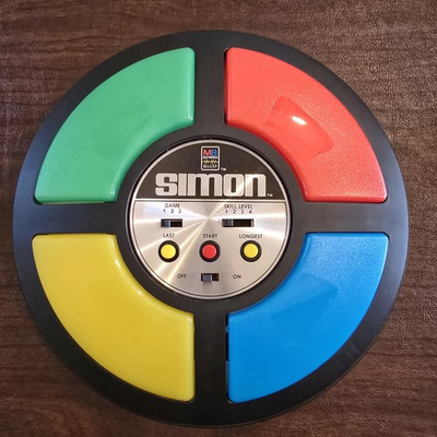 #ad Vintage Milton Bradley 1978 Simon Says Memory Game 4850 Tested Works No Box $23.99