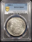 1888 S Morgan Dollar certified MS 65 by PCGS!