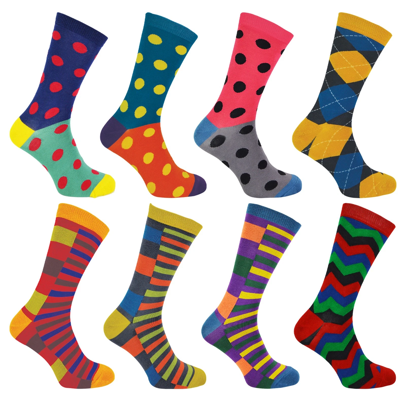 Mens Bamboo Novelty Socks | Mr Heron | Gift Socks Size 6 7 8 9 10 11