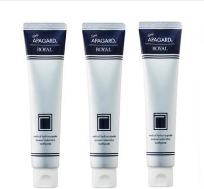 APAGARD ROYAL 135g Toothpaste High-end Whitening Enamel Care Made in Japan ×3set
