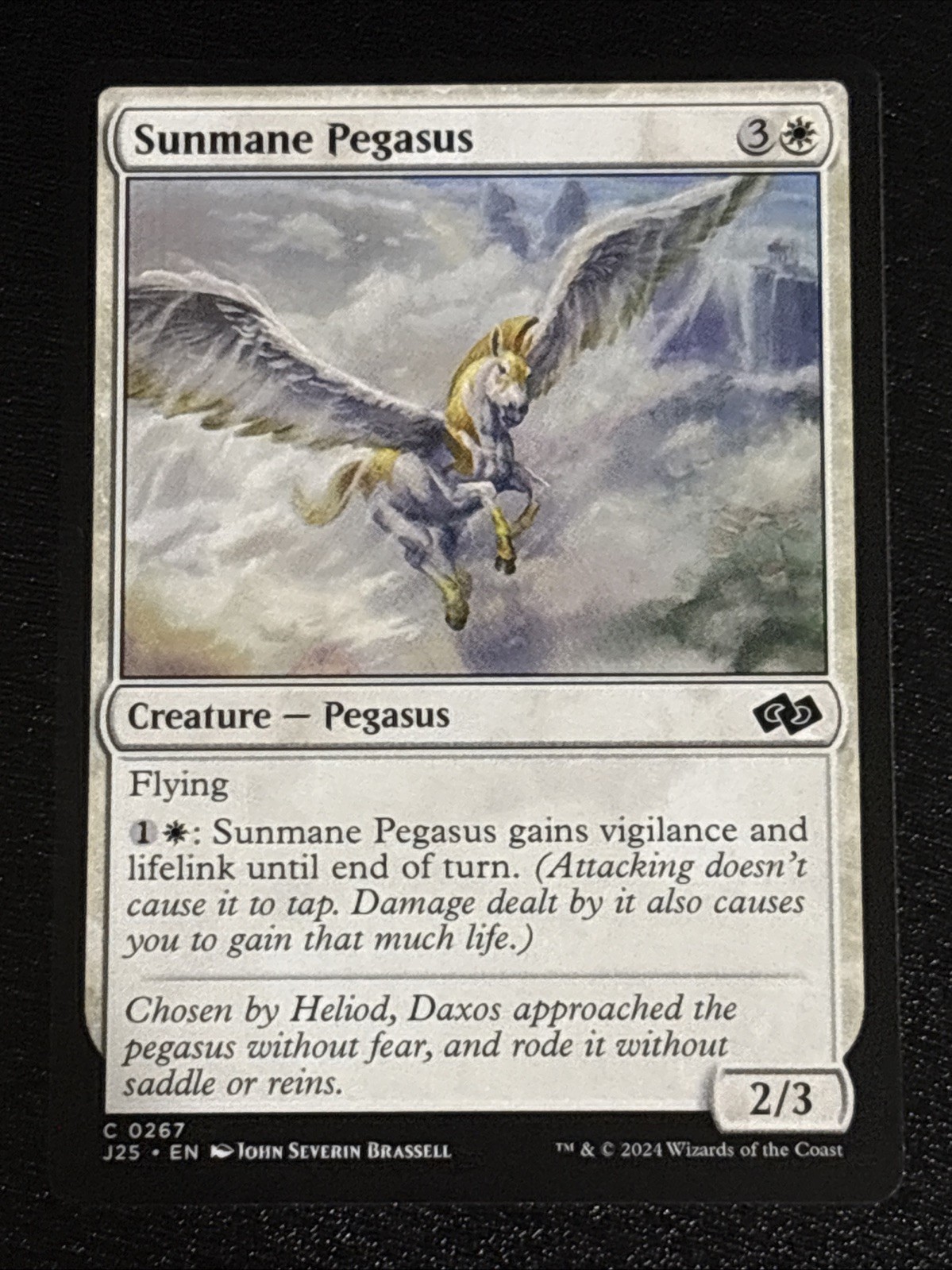 MTG Foundations Jumpstart Sunmane Pegasus 0267 NM