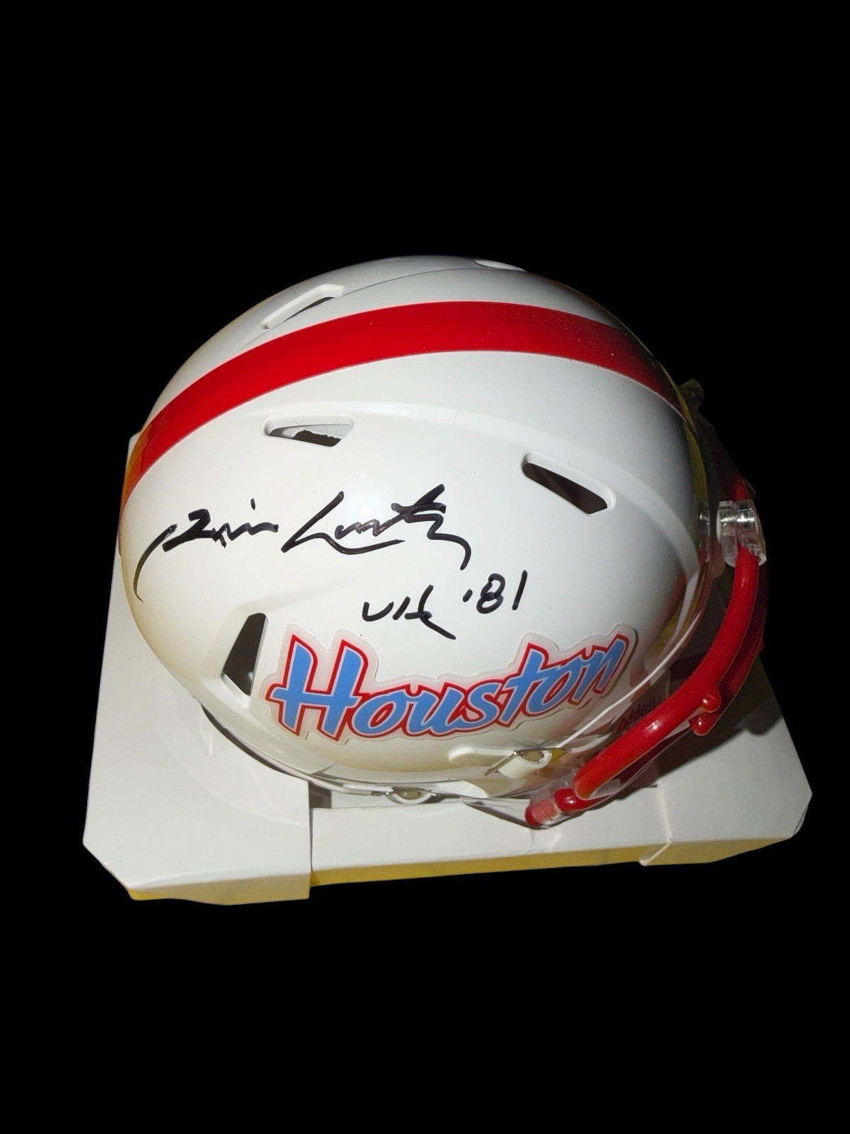 Jim Nantz Autographed Signed Houston Cougars MINI HELMET NFL CBS MASTERS ANNOUNCER JSA 2 