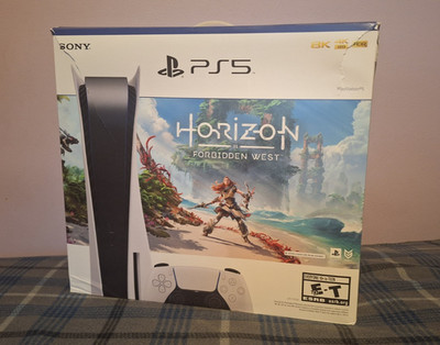 Sony PS5 Blu-Ray Disc Edition Console Horizon CFI-1115A w/ repl. Controller