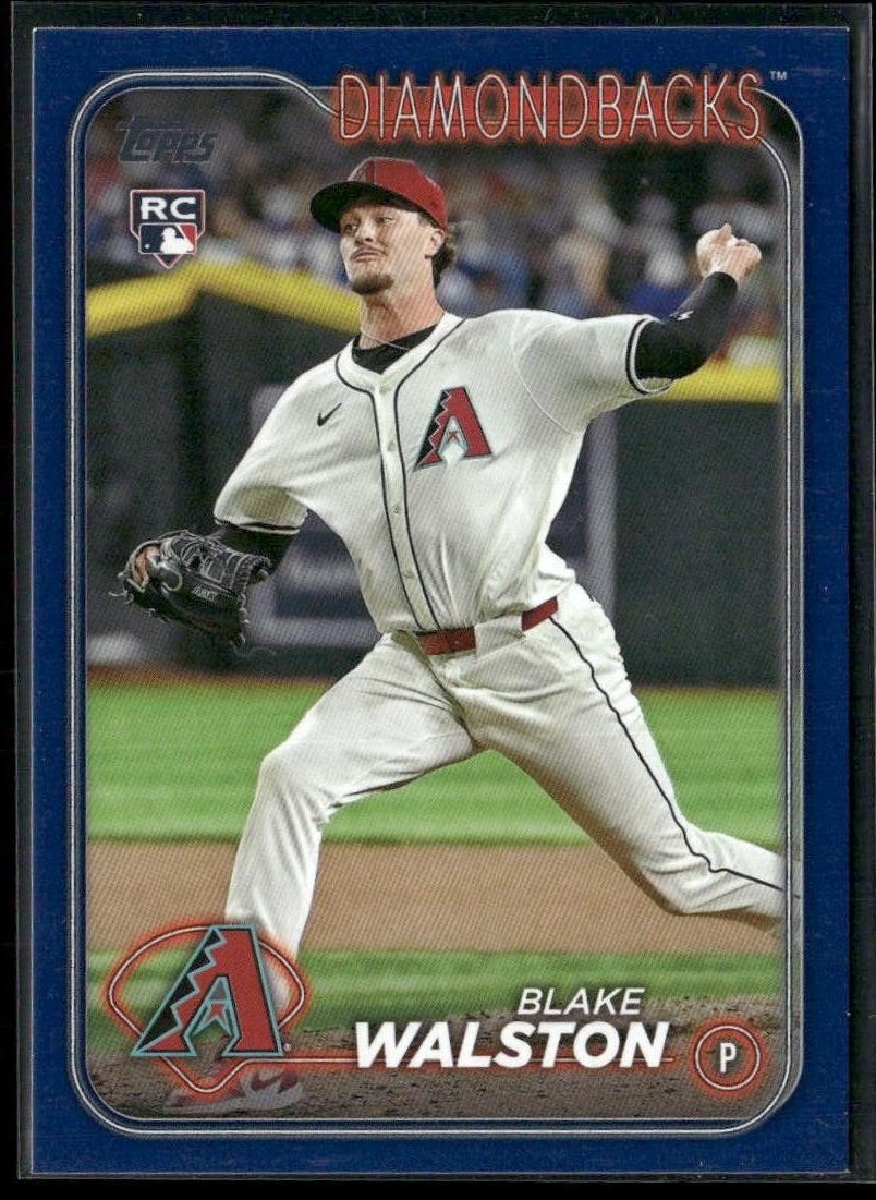 2024 Topps Update #US29 Blake Walston Royal Blue