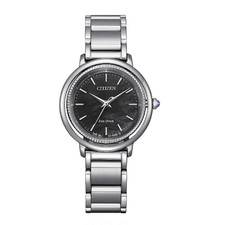 Citizen Lady Arcly Eco Drive Uhr Perlmutt Schwarz EM1100-84H