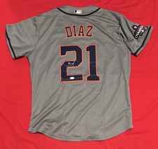 Yainer Diaz Houston Astros MLB Baseball Autographed Signed Custom Jersey JSA