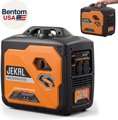 2800W Peak Portable Inverter Generator, Super Quiet Gas Powered Small Outdoor Ge