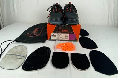 Diesel Hammer Mens Bowling Shoes 10D RH Black + Accessories 3S4 - Image 1 of 4