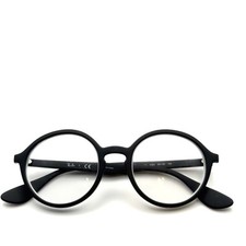 Ray Ban RB7075 5364 Unisex Rubber Black Rubberized Eyeglasses Frames 49-20-145