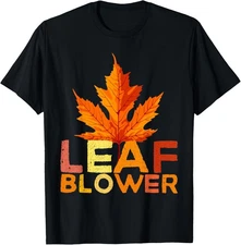 Leaf Blower Funny Adult Halloween Matching Couples Costume T-Shirt
