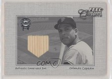 2001 Fleer Greats of the Game Feel the Game Classics Orlando Cepeda HOF s7f