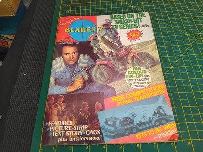 Terry Nation's Blakes 7 Marvel Monthly Nov 1981 NO POSTER LT24398-LL