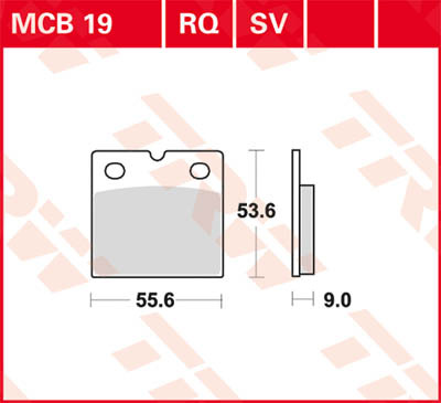 Kit Plaquettes De Frein Arrière Brembo SP Pour BMW K100RS (ABS) 1983-1988