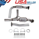 Exhaust Catalytic Converter Y Pipe For Chevy Silverado 2500 3500 6.0L 2011-2017