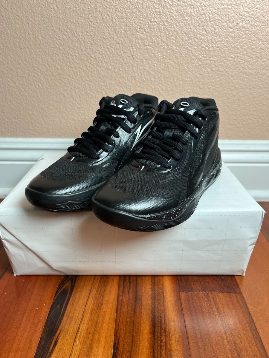 New PUMA MELO MB.02 Oreo Black White Basketball Shoes 379425 New PUMA MELO MB.02 Oreo Black White Basketball Shoes 379425