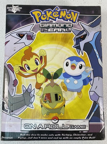 NEW Pokemon Diamond & Pearl On a Roll Game 1-4 Players 7 & Up Pressman 2007 - Picture 1 of 11