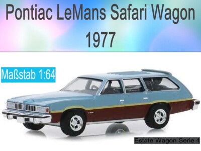 Pontiac LeMans Safari Wagon 1977 Greenlight Limitiert Maßstab 1:64 Limitiert NEU