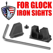 Industries Stainless Steel Co-witness Height Front Rear Sights For Glock Usa