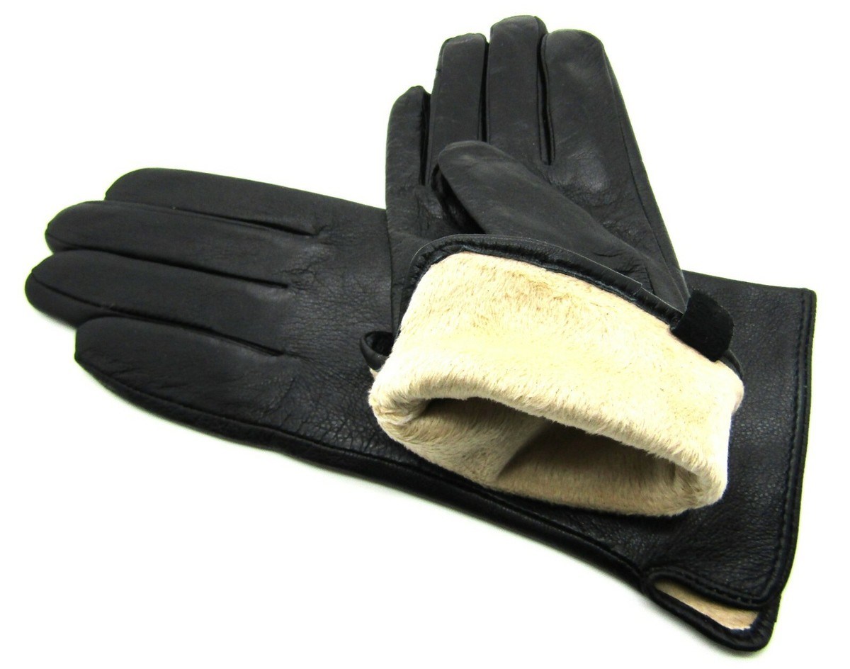 Gants D'hiver Femme En Cuir Véritable Doublure Polaire - Super Doux, Qualité Premium, Neuves Avec étiquettes