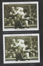 2003 Rockwell Boxing The Great Middleweights #4 CARLOS MONZON Both Varieties