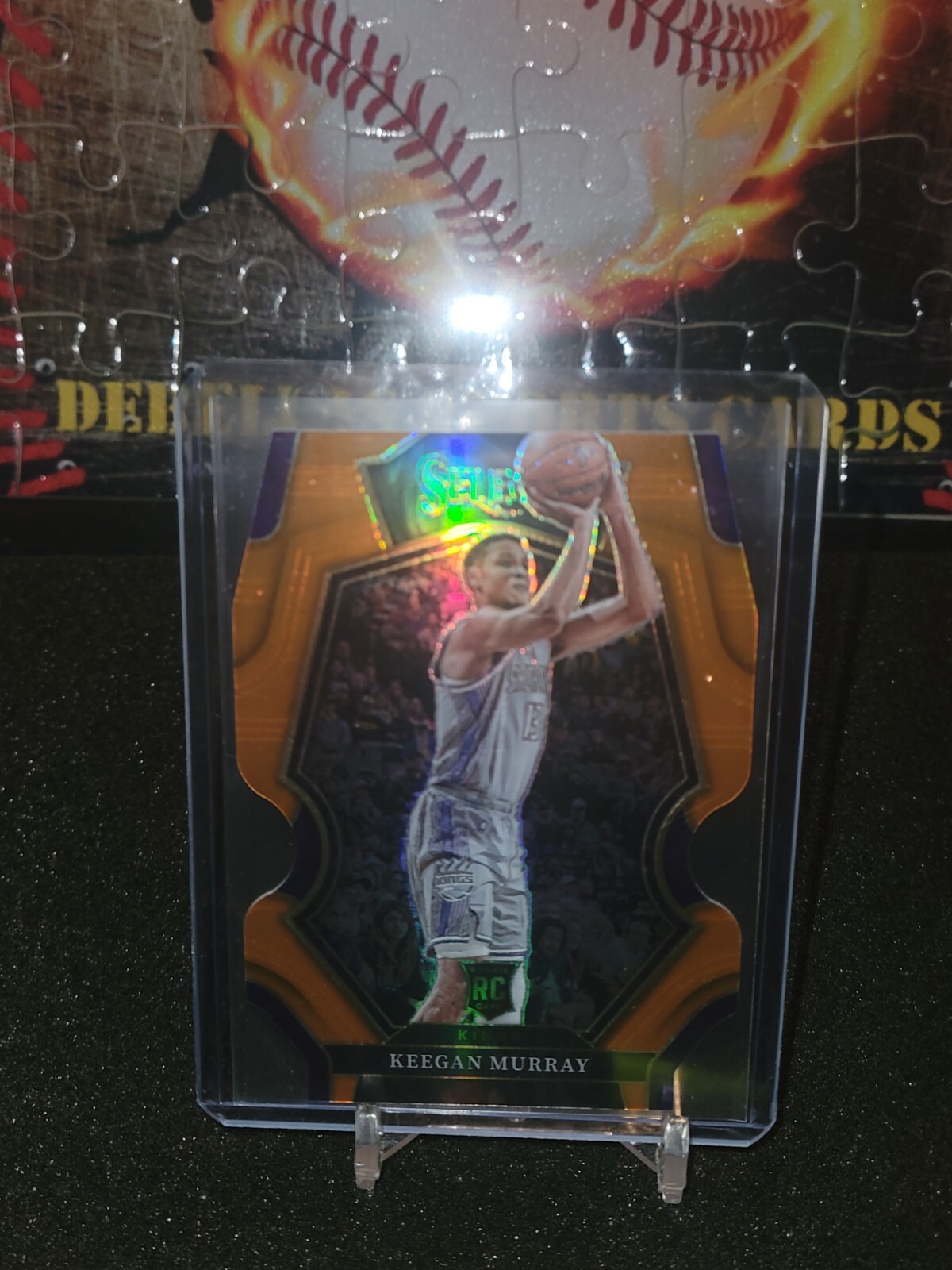 2022-23 Panini Select Keegan Murray Rookie Premier Level Orange Die-Cut  /65