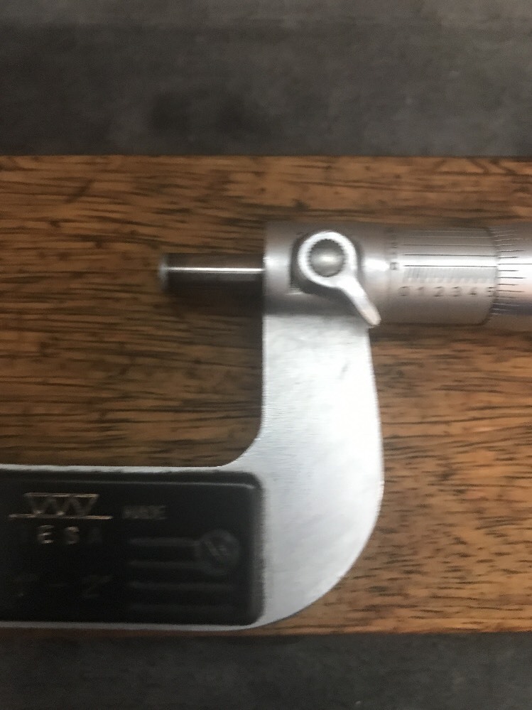 Tesa 1"2". Micrometer w/ case No Tips Included eBay