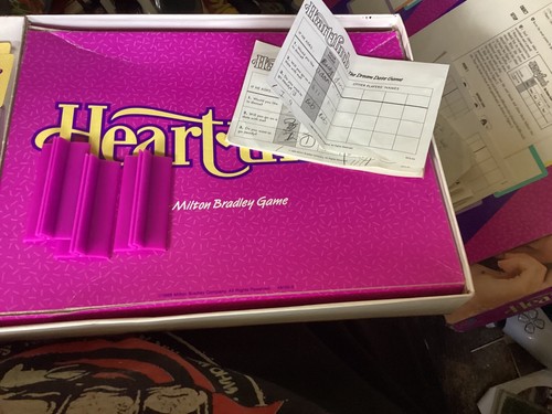 π OMG Throwback Gioco da Tavolo Heartthrob Originale 1988 Milton Bradley. Completo! - Foto 4 di 7