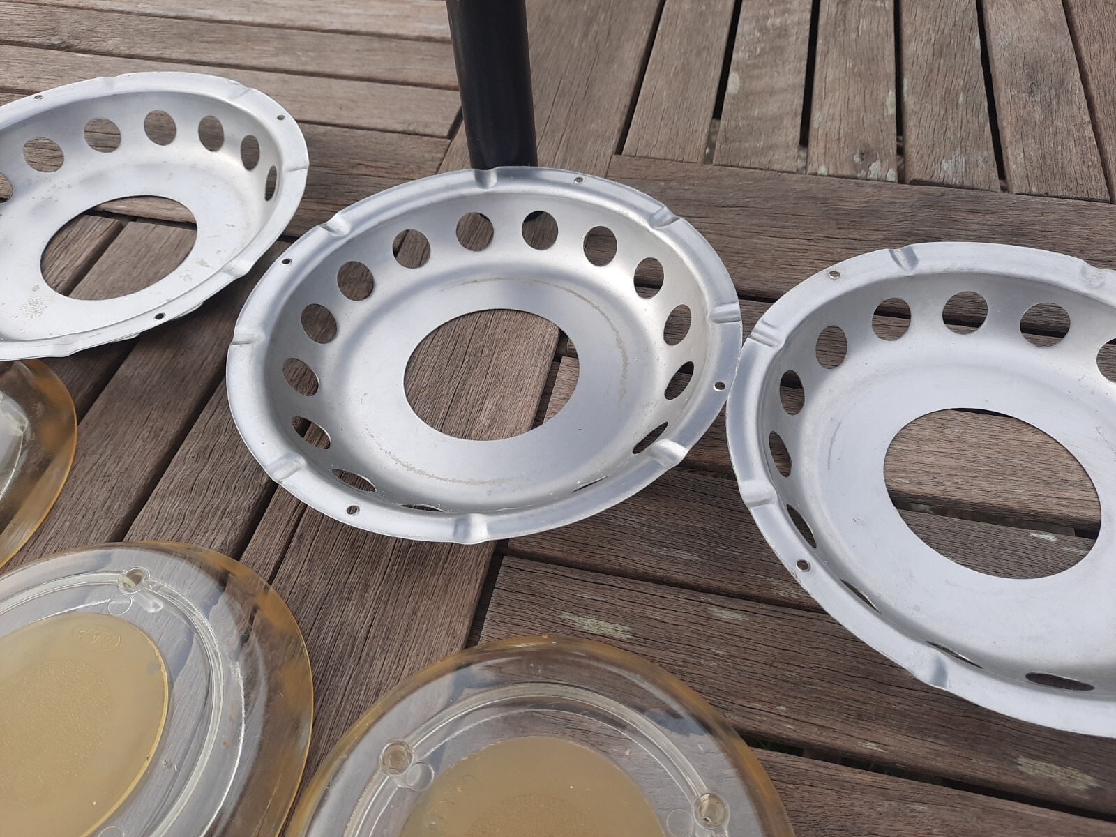 3x Stainless Steel Boat Deck Ventilators 22.8cm /9", Complete, AAA UFO