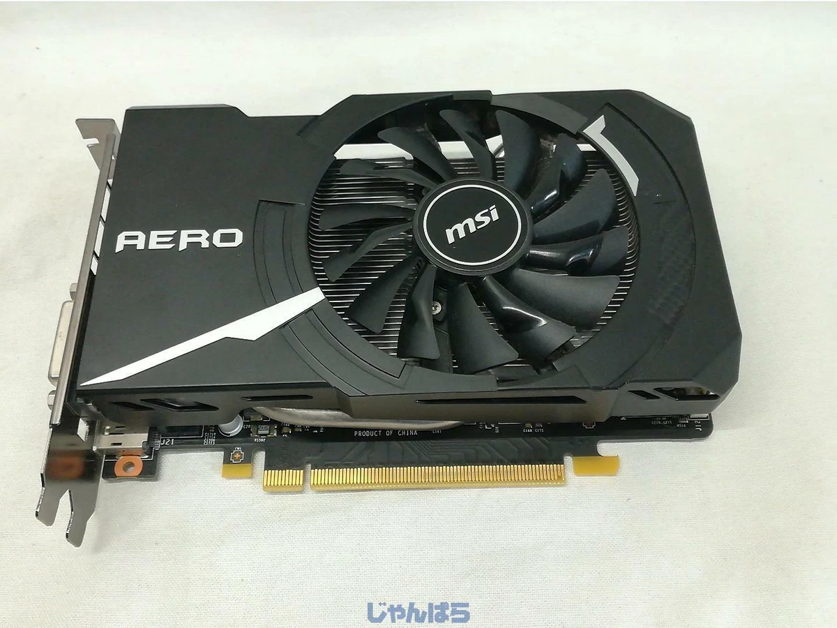 MSI GeForce GTX 1060 AERO ITX 6G OC GTX1060/6GB(GDDR5)/PCI-E JAPAN USED |