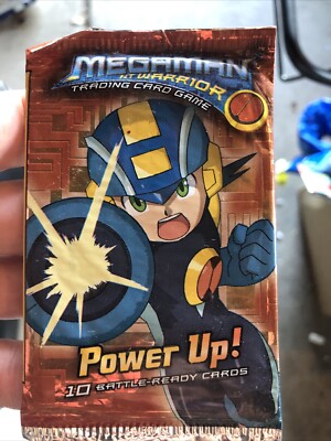 Megaman NT Warrior Power Up! Booster Pack New! 10 Cards(1 Pack)