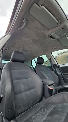 Silver Headlining Kit VW Golf Mk5 Stretch Suede Material with Trim-Fix Adhesive