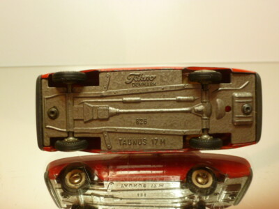 TEKNO DENMARK 826 FORD TAUNUS 17M - RED 1:43 - GOOD CONDITION