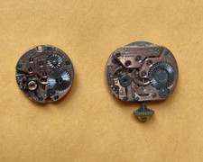 Lot of 2 Ladies Omega Movements 17J Cal 211 640. For Parts Repair. C101