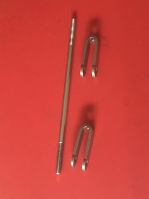 AUC2256 STAINLESS E-TYPE CARB LINK FORK END HD8 CARBURETOR MG TR Austin H6 HD6
