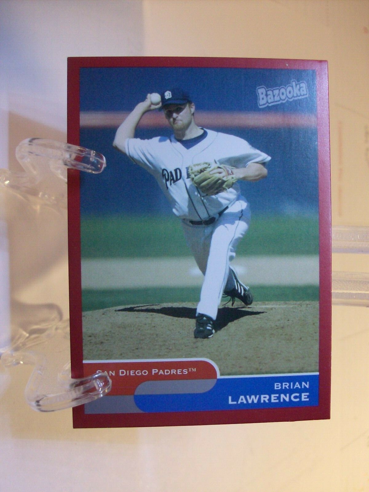 2004 Topps Bazooka Red Chunks Baseball Card   #228 Brian Lawrence   (84455)