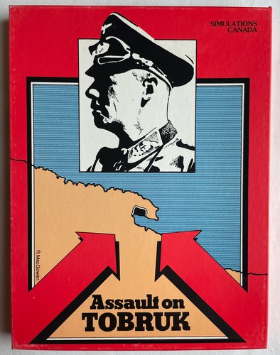 Assault on Tobruk Simulations Canada 1980 UNPUNCHED MINT