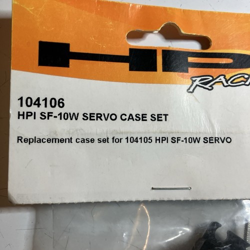 HPI 104106 SF-10W Servo Case Set & Z721 Set Screw 4 X 4 mm for Nitro RS4 - Picture 7 of 12