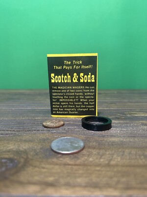  The Trick That Pays For Itself Scotch and Soda Magic Trick Vintage *RARE* 
