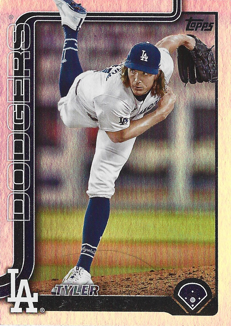 2025 Topps Series 1 Tyler Glasnow Rainbow Foil Parallel ⚾Los Angeles Dodgers⚾