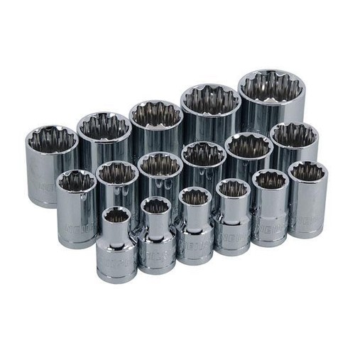 Socket Set - 17 Piece 1/2in. Drive In Bmc (Genuine Neilsen CT0871) - 第 2/4 張圖片