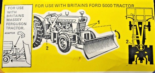 1960* Varios 1:32 GRAN Bretaña 9535 montados en la parte delantera HOJA MULEDOZER para tractores agrícolas - Imagen 10 de 67