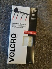 NEW VELCRO 90595 2" X 4 FOOT WHITE OUTDOOR TAPE FASTENER HOLDER